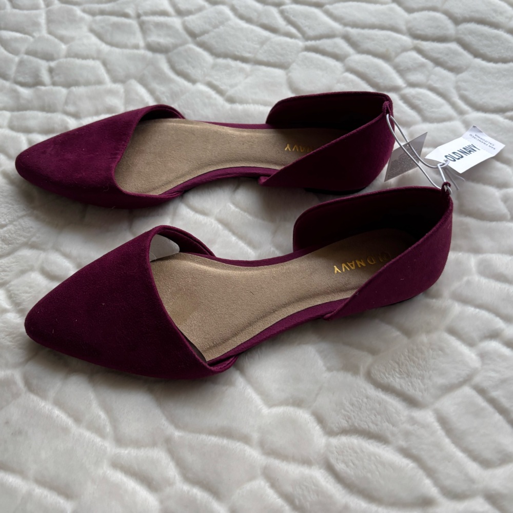 Old Navy Pointy-Toe D'Orsay Flats For Women - Picture 5 of 9